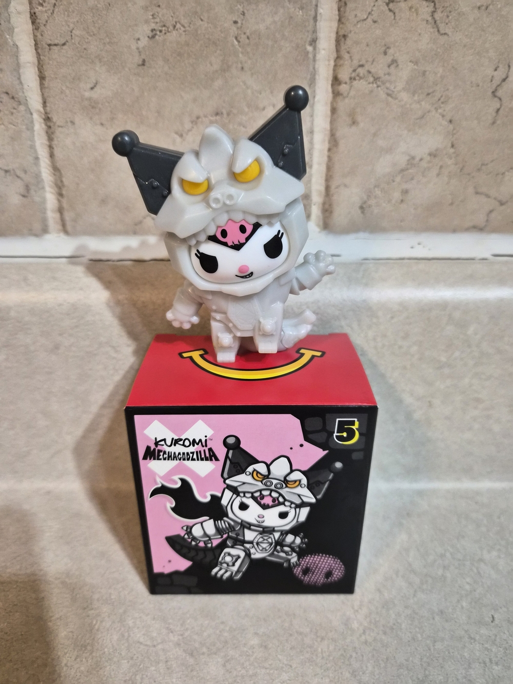 Hello Kitty X Godzilla Collab- Kuromi Mechagodzilla Collectible Mcdonalds Toy #5